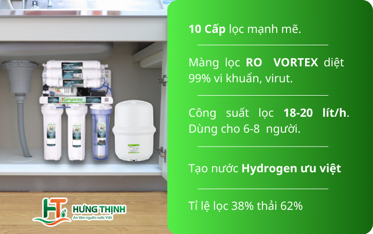 Máy lọc nước Kangaroo Hydrogen KG100HG KV